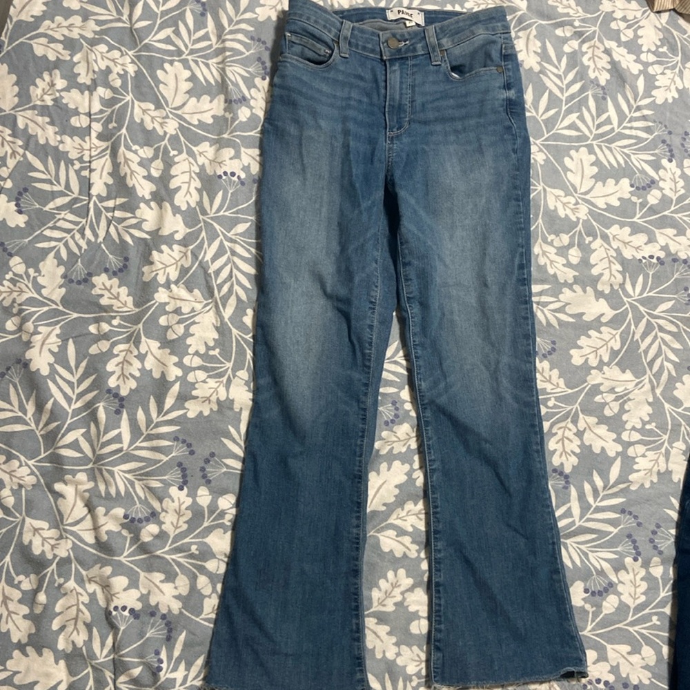 Paige jeans size 25 Rory crop flare